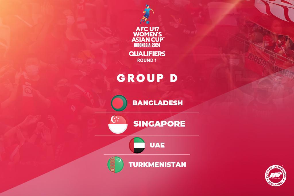 Singapore drawn in Group D for AFC U17 Women’s Asian Cup™ Indonesia